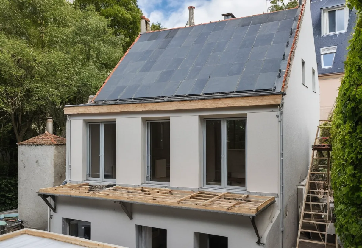 Extension à étage